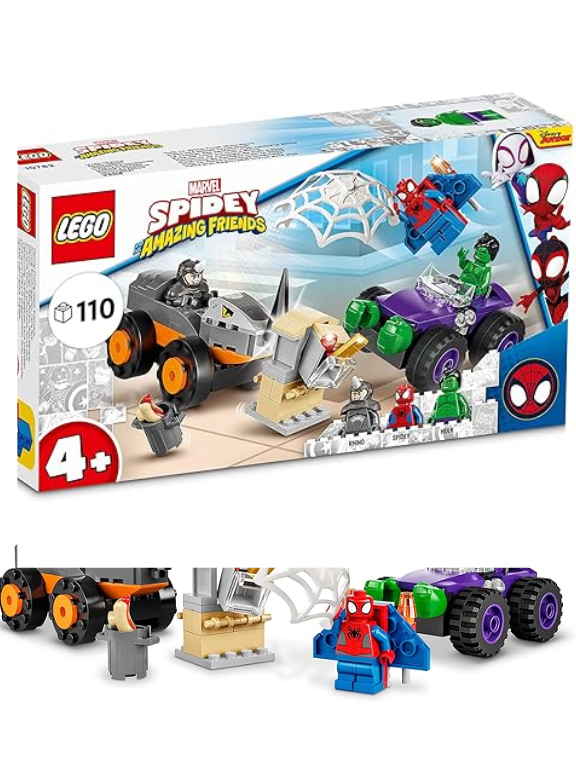 LEGO MARVEL CAMIONES DE COMBATE HULK Y RINO MOD:10782