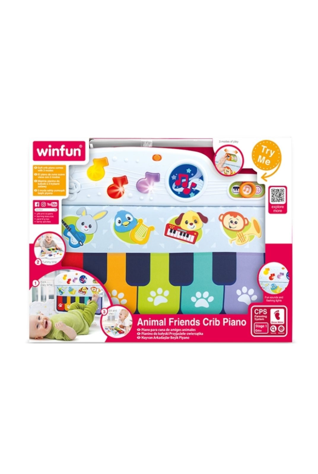 JUGUETE PIANO ANIMALITOS  3M+