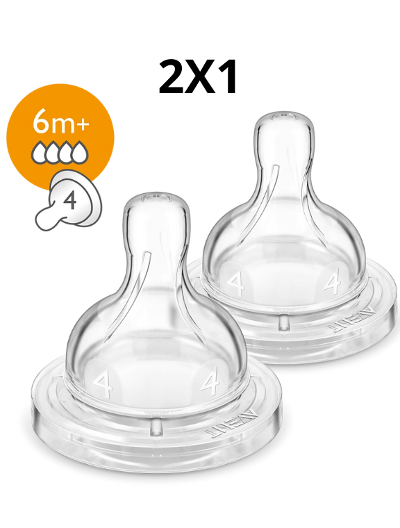 PHILIPS AVENT  TETINA ANTI-COLIC FLUJO RAPIDO  X2 MOD.SCF634/27