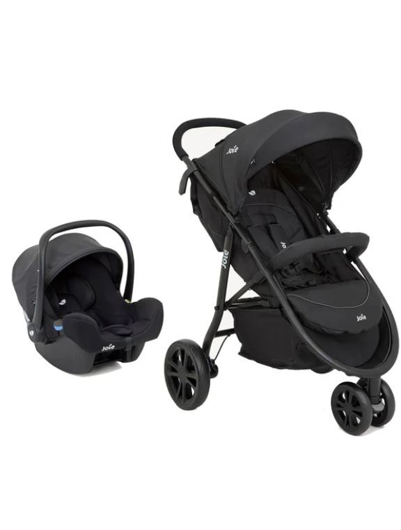 JOIE COCHE TRAVEL SYSTEM LITETRAX 3 COAL